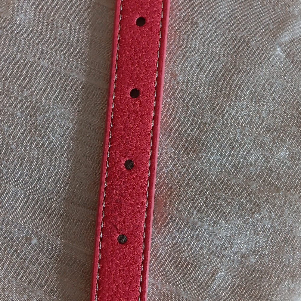 🌺Talbots Leather Belts in Pink & Orange - Picture 6 of 14